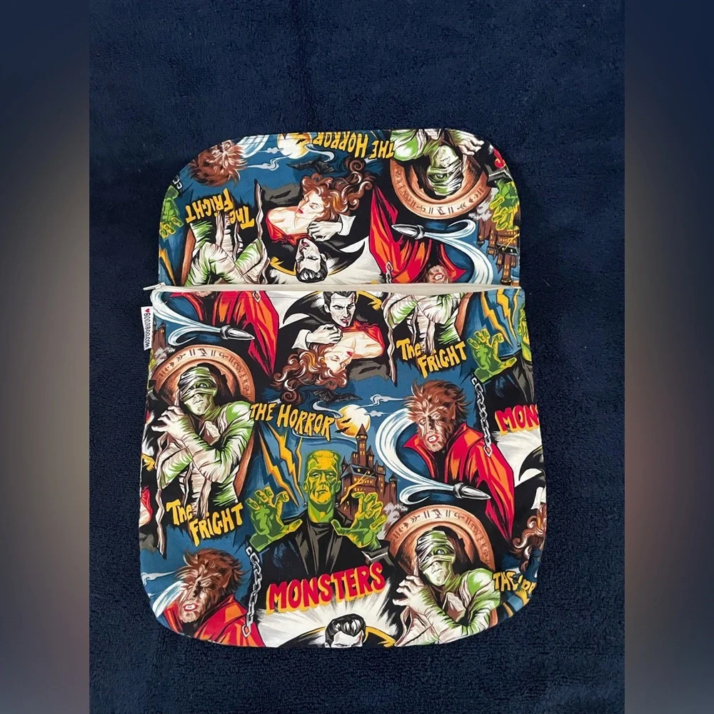 Monsters Cloth Canvas Over the Shoulder Bag - Picture 7 of 16